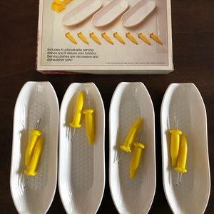 Hoan 12pc Corn Serving Set  Vintage